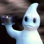 ghost candleholder